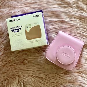 NIB - FujiFilm: Instax Mini 8 Groovy Case (Pink)